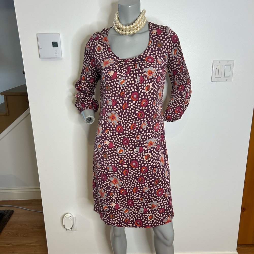 Gorgeous Boden Multicolor Floral Midi Dress❤️6